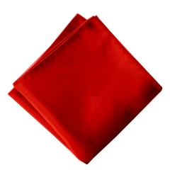 Apa-fia szatén zsebkendőszett - Piros Szettek,zsebkendők